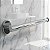 Kit Acessórios de Banheiro ou Lavabo com 3 peças Tubular Aço Inox Polido - Imagem 5