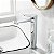 Torneira de Banheiro Lavabo Bica Alta Misturador Monocomando Paris Cromo - Imagem 5