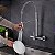 Torneira Cozinha Gourmet Misturador Monocomando de Parede Jet Twin Inox Escovado - Imagem 3