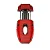Cortador Xikar VX2 - Metal - Vermelho - Corte em V - Imagem 4