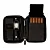 Porta Charutos Nerone Travel Case - Couro Preto Vintage Porta documento - Imagem 2