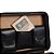 Porta-charutos NERONE Travel Case Umidor Couro Vintage Preto - Imagem 3