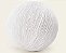 Escultura bola em poliresina Branca - Imagem 2