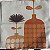 Capa para Almofada de Linho terracota vaso - Imagem 2