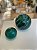 Bola de vidro decorativa verde - Imagem 1