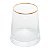 Vaso de vidro com fio de ouro liz - Imagem 1