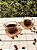Conjunto 6 xícaras com pires em madeira com formato de coração - Imagem 1