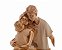 Escultura decorativa Pai e Mãe e casal de filhos - Imagem 2