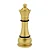RAINHA DECORATIVA DOURADA - Imagem 1