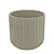 CACHEPOT DECORATIVO OFF-WHITE 17CM - Imagem 1