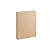 LIVRO-CAIXA EM MDF COM REVESTIMENTO EM LINHO BEGE - Imagem 1