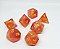 Blood Orange  - Set completo com 7 Dados de RPG - Entrega Imediata - Imagem 1