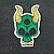 Sticker -  Three Eyes Skull - Imagem 1