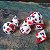Bloond and Bones  - Set completo com 7 Dados de RPG - Entrega Imediata - Imagem 1