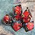 Paixão Rubra - set padrao 7 dados RPG  - Encomenda - Imagem 2