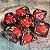 Paixão Rubra - set padrao 7 dados RPG  - Encomenda - Imagem 1