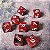 Set Dados RPG - O Um Anel - Artesanal - vermelho-  misprint 1/11 - Imagem 3