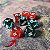 Set Dados RPG - O Um Anel - Artesanal - Azul/vermelho-  misprint 1/11 - Imagem 3