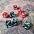 Set Dados RPG - O Um Anel - Artesanal - Azul/vermelho-  misprint 1/11 - Imagem 1