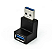 ADAPTADOR 90º USB FÊMEA X UBS MACHO - Imagem 1