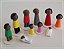 Bonecos para Constelação Familiar na mesa e na água com 10 peças – Família 3 - Imagem 3