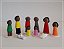 Bonecos para Constelação Familiar na água e na mesa com 10 peças - EVA - Família 3 - Imagem 1