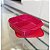 Tupperware Basic Line com Divisórias 550ml Vermelho - Imagem 1
