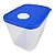 Tupperware Freezertime 1,1 Litro Transparente Tampa Azul - Imagem 1