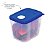 Tupperware Freezertime 1,1 Litro Transparente Tampa Azul - Imagem 2