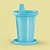 Tupperware Copinho com Bico 200ml Azul Litoral - Imagem 1