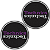 Par Slipmat Feltro Magma 12" Technics MK7 | Preto e Roxo - Imagem 1