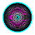 Par Slipmat Feltro Glowtronics 12" | Circle - Imagem 1
