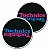 Slipmat Magma 12" mod. technics MK7 (azul & rosa) O PAR - Imagem 1