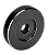 Adaptador 45 RPM em Alumínio CNC para Discos de Vinil 7" | Black - Imagem 2