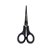 Tesoura Comfort Círculo 13,8cm 5,5" Preto - Imagem 1
