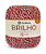 Barbante EuroRoma Brilho Dourado 406m cor 5033 Branco e Vermelho - Imagem 1