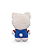 Kit Amigurumi Coleção Hello Kitty Blusa Listrada - Imagem 2