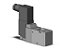 VP342-4DZ1-02FA  VALVULA DIRECIONAL 3/2 VIAS NF COM BOBINA SOLENOIDE DE 220VCA ROSCA 1/4 - SERIE VP342 SMC                    NCM :  84818092 - Imagem 1