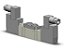 SY5220-3DZ-01  VALVULA DIRECIONAL 5/2 VIAS DUPLO SOLENOIDE BOBINA 110 VCA ROSCA 1/8- SERIE SY                    NCM :  84818092 - Imagem 2