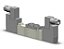 SY5320-3DZ-01  VALVULA DIRECIONAL 5/3 VIAS DUPLO SOLENOIDE BOBINA 110 VCA ROSCA 1/8- SERIE SY                    NCM :  84818092 - Imagem 2
