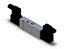 VFS2320-4D-02  VALVULA DIRECIONAL COM VEDACAO METALICA 5/3 VIAS DUPLO SOLENOIDE 220 VCA ROSCA 1/4 - SERIE VFS                    NCM :  84818092 - Imagem 1