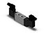 VFS3220-3DZ-03  VALVULA DIRECIONAL COM VEDACAO METALICA 5/2 VIAS DUPLO SOLENOIDE 110 VCA ROSCA 3/8 - SERIE VFS                    NCM :  84818092 - Imagem 1