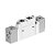 SYA5220-01  VALVULA DIRECIONAL  DUPLO PILOTO 5/2 VIAS MEMORIA POR MOLA ROSCA 1/8 - SERIE SYA SMC                    NCM :  84812090 - Imagem 1