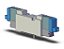 SYJ5243-5LOZ VALVULA DIRECIONAL SOLENOIDE   SERIE SY  SMC                    NCM :  84818092 - Imagem 1