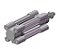 CP96SDB32-15 CILINDRO PNEUMATICO DUPLA ACAO ISO 15552 DIAMETRO 32 MM CURSO 15 MM   SERIE CP96  SMC                    NCM :  84123110 - Imagem 1