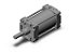 C95SDB160-160 CILINDRO PNEUMATICO DUPLA ACAO ISO 15552 DIAMETRO 160  MM CURSO 160MM   SERIE C95 SMC                    NCM :  84123110 - Imagem 1