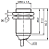 NBB15-30GM50-E2   SENSOR INDUTIVO M30 FACEADO ,DISTANCIA SENSORA=15MM ,PNP NA ,SAIDA CABO 2 METROS PEPPERL FUCHS    NCM: 85437099 - Imagem 2