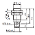 NBB8-18GM30-E2-V1   SENSOR INDUTIVO M18 FACEADO ,DISTANCIA SENSORA=8MM ,PNP NA ,SAIDA CONECTOR M12 PEPPERL FUCHS    NCM: 85437099 - Imagem 2
