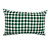 Capa De Almofada Retangular/Baguete - Xadrez Verde - Imagem 1