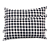 Capa De Almofada Retangular/Baguete - Xadrez Preto - Imagem 2